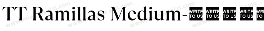 TT Ramillas Medium字体转换